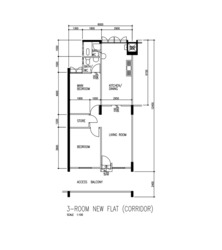 Blk 545 Bedok North Green (Bedok), HDB 3 Rooms #581915441